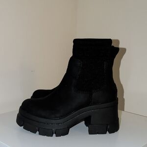 UGG Black Heeled Boots